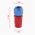 Degree Aluminum Alloy Oil Cooler Swivel Oil Fuel Gas Line Hose Pipe Adapter End AN Fitting (AN4-0A)